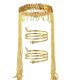 thumbnail image 1 of Tocado de cobra egipcia para Halloween, accesorios para disfraces egipcios para mujer, diadema con cuentas doradas, accesorios para el cabello con lentejuelas de faraón, 1 of 6