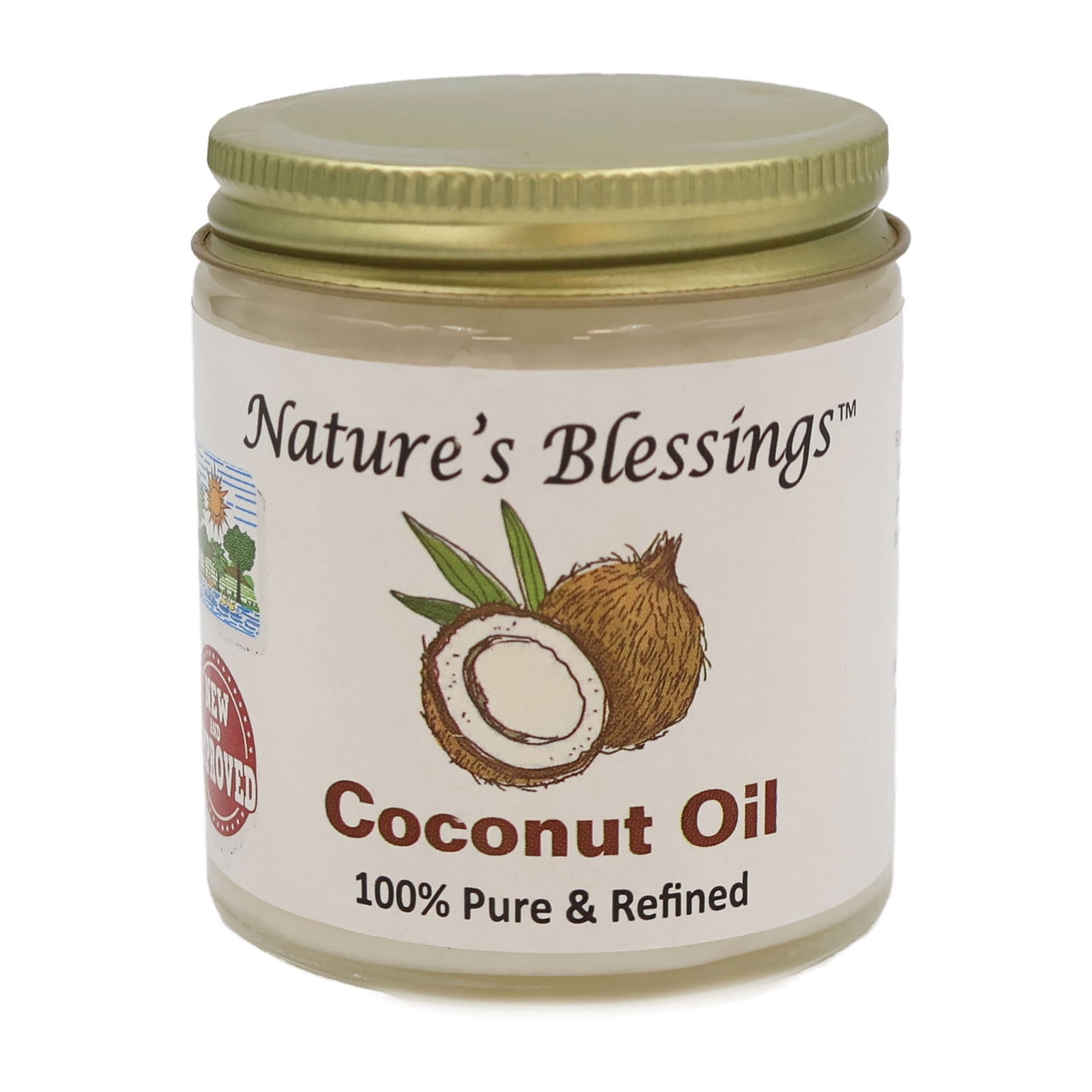 Nature's Blessings 100 Pure Coconut Oil, 3.88 Oz. - Walmart.com