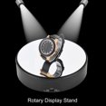 thumbnail image 2 of HUGFEGWE Mirror Surface 360° Rotary Display Stand Adjustable Rotating Speed Turntable Jewelry Holder U2536-27698, 2 of 8