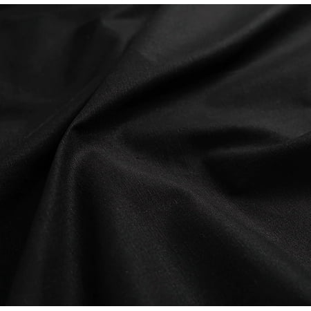 AK TRADING CO. Premium 7oz Black Cotton Duck Canvas Fabric 60 Wide Arts & Crafts Upholstery Home Projects – Lightweight & Durable – Perfect for Crafts Apparel and Dcor – 20 Yards