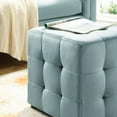thumbnail image 4 of Modway Contour Tufted Cube Performance Velvet Ottoman in Light Blue, 4 of 5