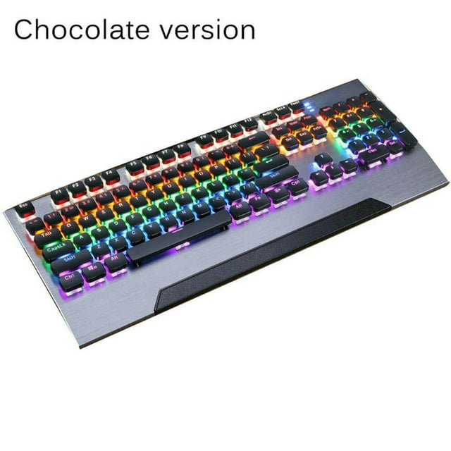 Real Mechanical Keyboard Metal Key Punk Typing Keyboard E-Sports Keyboard For Computer Laptop No.3