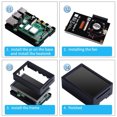 thumbnail image 2 of 3.5 Inch Raspberry Pi Touch Screen LCD Display with Cooling Fan Case, Capacitive Touch Monitor Compatible with Raspberry Pi 4B, 2 of 5