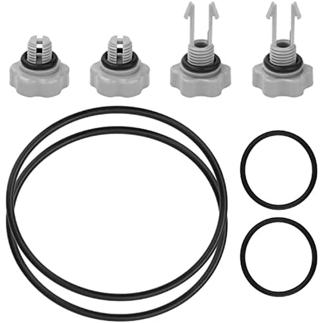 25004/2500 Trousse de Joints de Remplacement pour Pompe de Filtre, Convient aux Pièces de Remplacement de Pompes de Filtre de Piscine Intex (Inclut 5 Types de Pièces) Pièces et Accessoires de Remplacement pour Pompe de Piscine
