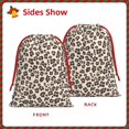 thumbnail image 4 of Super Soft Fabric Gift Bag Contraction Free Bag Mouth Pull Rope Design Red Ribbon Mouth For The Festival Leopard_1 Large, 4 of 8