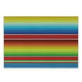 thumbnail image 3 of Abstract Cutting Board, Horizontal and Colored Blanket Rug Lines Pattern Vibrant Abstract Design, Decorative Tempered Glass Cutting and Serving Board, Small Size, Multicolor, by Ambesonne, 3 of 5