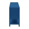thumbnail image 6 of Three-level Shelving Console Table In Navy Blue For Versatile Storage U-style With Compartments A Neat Entryway, 6 of 6