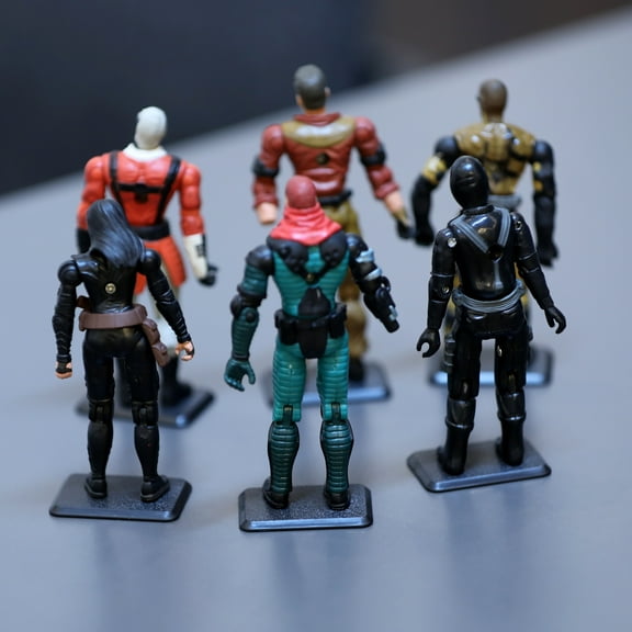 50Pcs Dispaly Stand Base for 3.75'' GI JOE Action Figure Classified Series Accessoreis Toys Black