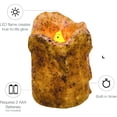thumbnail image 2 of CWI Gifts 3" x 4" Burnt Ivory Dripped Timer Pillar Candle, 2 of 6