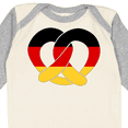 thumbnail image 4 of Inktastic German Flag in Pretzel Shape Boys or Girls Long Sleeve Baby Bodysuit, 4 of 5