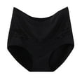 thumbnail image 2 of Fewfanhot Women's Large Size 100% Cotton High-Waist Solid Color Panties - Sexy Soft Briefs for All-Day Wear, 2 of 5