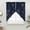 Blue, variant on Black Khaki Swag Valances for Windows, Kitchen Curtains 36 Inch Length 2 Panels Set, Spring Flora Short Curtains for Small Windows Rod Pocket Cafe Curtains Drapes 28"x36"