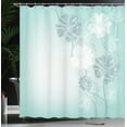 thumbnail image 3 of Ambesonne Art Shower Curtain, Cherry Blossom Fantasy Garden, 69"Wx84"L, Pale Turquoise, 3 of 4