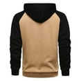 thumbnail image 5 of Wuxian Sweatshirt For Men Zip Up Hood Long Sleeve Color Block Sport Hoodie Cardigan Sweatshirt With Pocket Loose Fit Fall Winters,Bk2,Xxxl, 5 of 5