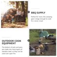 thumbnail image 3 of QUMIIRITY Camping Stainless Steel Cookware Lightweight Cooking Pot Set 1 Set Round, 3 of 8