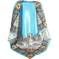thumbnail image 6 of AWAYTR Silk Scarves 4 Pcs Satin Square Head Scarves 60cm Women Print Silk Like Neck Scarf Hair Sleeping Wraps Hair kerchief, 6 of 15