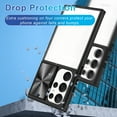 thumbnail image 2 of For Samsung Galaxy S23 Ultra Phone Case,Shockproof Luxury Rugged Full Body Slide Camera Case，Silm Stand Case Cover, 2 of 6