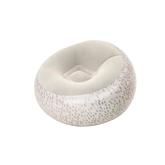 Sillón Inflable Puff Gris Bestway Interiores y Exteriores Plástico