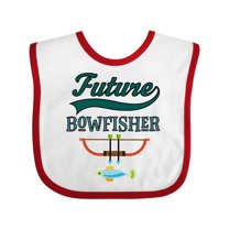 Inktastic Future Bow Fisher Hunting Fishing Boys Baby Bib