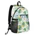 thumbnail image 2 of JIALIOU 14" Laptop Backpack Waterproof Airline Approved Stylish Casual Daypack for Travel Business College Work, Cute Elephant Head and Plant, 2 of 8