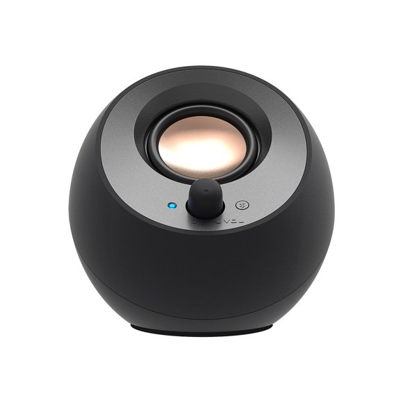 Creative Pebble V3 - Speakers - for PC - wireless - Bluetooth - USB - 8 Watt (total) - black