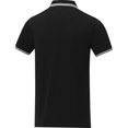 thumbnail image 2 of Elevate - Polo Amarago de Manga Corta para Hombre (Negro Sólido), 2 of 4