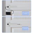 thumbnail image 2 of 2 uds. Cerradura de puerta con huella dactilar, cerradura de Control con aplicación TUYA/TTLOCK para puertas de 3,5-6,5 cm de espesor (sin aplicación plateada), 2 of 8