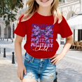 thumbnail image 2 of T-shirts pour Filles Imprimé Manches Courtes Tenues d'Été Tendance 3-4 Ans Mode pour Filles, 2 of 4
