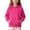 Hot Pink, variant on Coerni Girls Hooded Sweatshirt Solid Hoodie with Pocket Soft Cozy Long Sleeve Hooded Pullover Kids Preppy Sweat Tops Multi Color Options