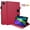 Red, variant on Allytech for iPad Air 11 Inch Case (M4/M3/M2, 2026-2024), Multi-Angle Viewing Stand, PU Leather Folio Cover with Card Slots & Pencil Holder, Orange