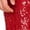 Red, variant on Girls Sequined Flared Long Dance Pants Elastic Waistband Wide Leg Jazz Pants Disco Hippie Party Silver 6