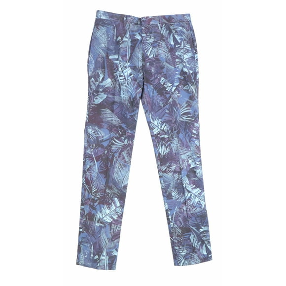 Paul Smith Men's Blue Multi 379 Gents Trouser Casual - 30