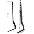 thumbnail image 2 of PEACNNG TV Stand Replacement Base Metal Stands Monitor Ceiling Black, 2 of 8