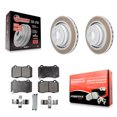 thumbnail image 1 of Transit Auto Rear Coated Disc Brake Rotors and Semi-Metallic Pads Kit for Car Dodge Charger Chrysler 300 Challenger Magnum KGF-101311, 1 of 11