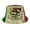 Mexican Flag Vintage Retro, variant on Mexican Flag Vintage Retro Bucket Hat,Packable Sun Cap,Max Protection For Uva,Perfect For Fishing Gardening Hiking Camping