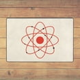 thumbnail image 3 of Bathroom Rug Non-Slip Mat, Super Soft Absorbent Bath Mat - Atom Icon Flannel Non-Slip Floor Mat, 36"x24", 3 of 8