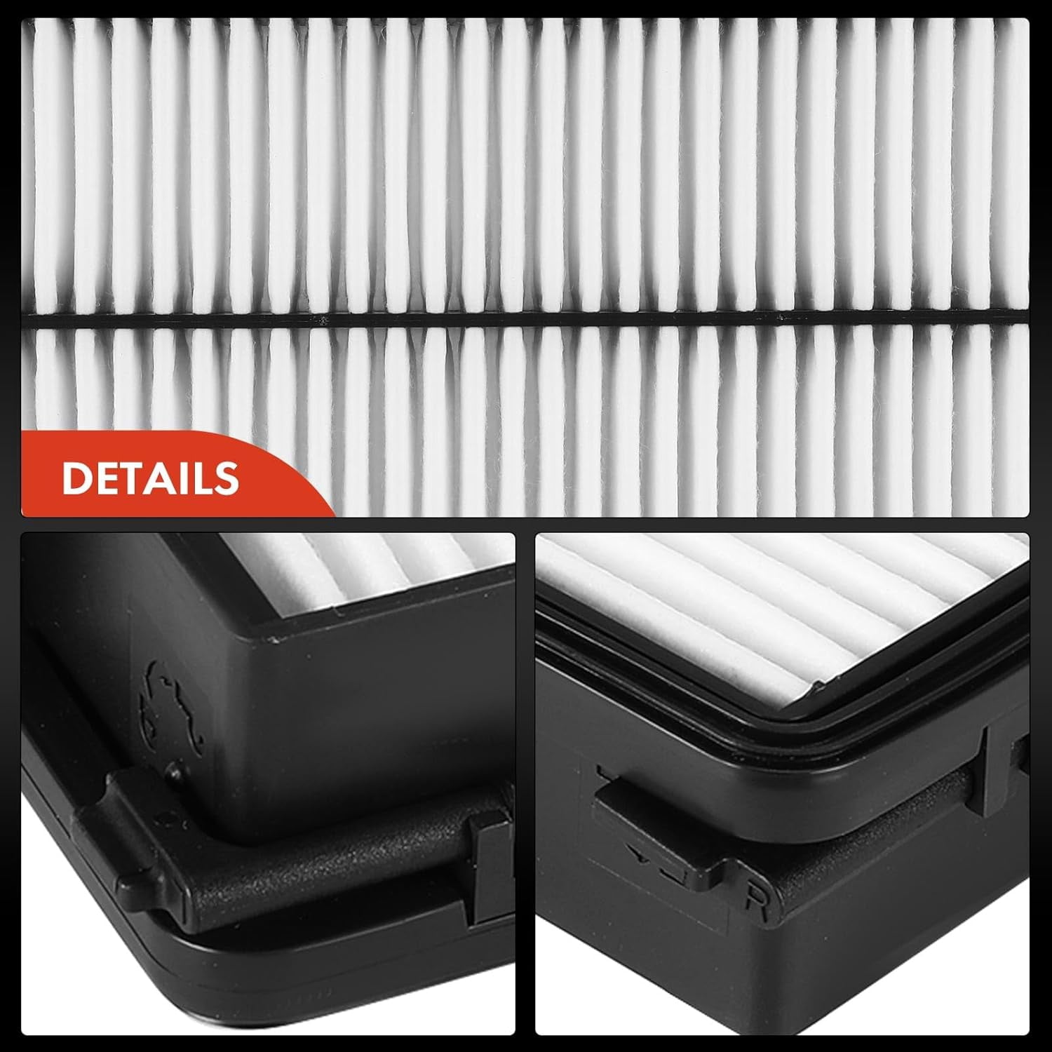 A-Premium 2-PC Engine Air Filter Compatible with Genesis GV70 2022 2023 2024, 2.5L, Replace# 28113AR100