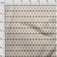 thumbnail image 3 of oneOoneGeorgetteViscoseLightBrownFabricAsianIkatQuiltingSuppliesPrintSewingFabricByTheYard42InchWide, 3 of 4