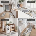thumbnail image 5 of Beige Ethnic Mandala Pattern Kitchen Rugs Sets Of 3,Kitchen Runner Rugs Non Skid Washable,Decorative Kitchen Floor Mats for Kitchen,Sink,Laundry,17"x30"+ 17"x47" + 17"x59", 5 of 6