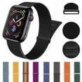 thumbnail image 2 of Correa de nailon con velcro compatible con Apple Watch Iwo 40-44 mm Ultra 49 mm Series Deng Xun unisex, 2 of 2