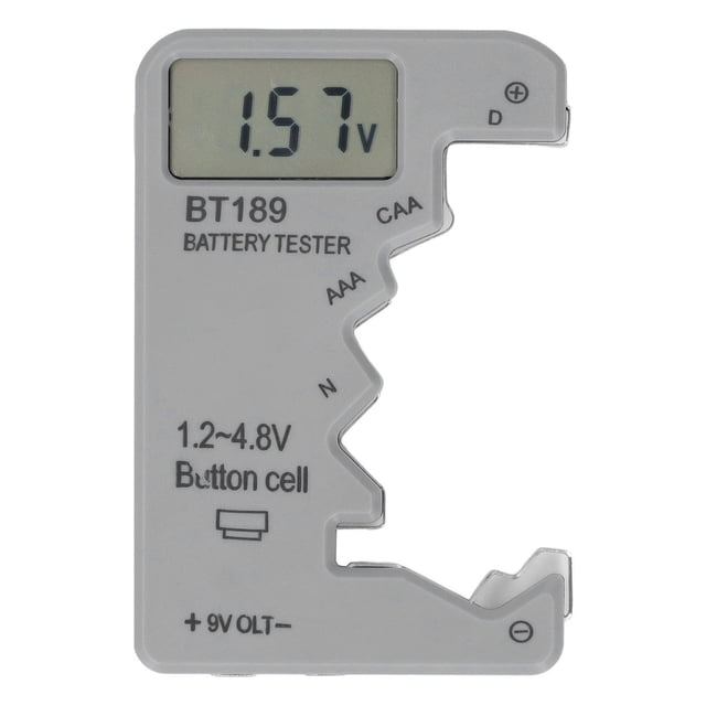 Probador de Batería Digital Ticfox Pantalla LCD En Tiempo Real Gris