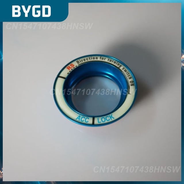 1pcs Universal Ford Luminous Ignition Key Ring Durable Switch Cover Sticker Portable Decorative Ring Car AccessoriesBChina He Qiyong unisex