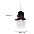 thumbnail image 3 of Monstrate Muñeco de Navidad Colgante Chimenea Ventana Escaparate Atmósferas Decoración colgante Festival Año Nuevo Iluminación Fiesta Prop Kits de decoración para fiestas Muñeco de nieve, 3 of 6