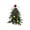 Red Star, variant on 13.4" Small Tabletop Christmas Tree – Artificial Pine Tree with Red Felt Star Topper, Ribbon Bow, Colorful Felt Ball Ornaments, Candy Cane Accent & Wooden Base for Holiday Home Décor, Shelf Display