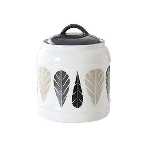 Tarro de cerámica con tapa, bote para té, encimera, despensa, cocina, almacenamiento de alimentos 105 cm x 15 cm