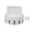 White, variant on M Buder Downspout Adapter Plastic Drain Converter Connector Replacement Green L 3x4 inches / 7.6x10.2 cm