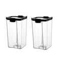 thumbnail image 2 of Fiudx Juego de Recipientes Herméticos para Almacenamiento, Diseño Compacto, Plástico Duradero, Versátiles para La Cocina, Organización de Refrigerios y Cereales, Tamaños de 460 Ml, 700 Ml, 1300 Ml y, 2 of 5