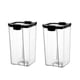 thumbnail image 2 of Fiudx Juego de Recipientes Herméticos para Almacenamiento, Diseño Compacto, Plástico Duradero, Versátiles para La Cocina, Organización de Refrigerios y Cereales, Tamaños de 460 Ml, 700 Ml, 1300 Ml y, 2 of 5