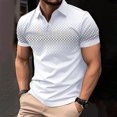 thumbnail image 4 of Camisas de Manga Larga para Hombres Suéter Cremallera Impresión Solapa Cuello, Blusa Casual para el Invierno, 4 of 6