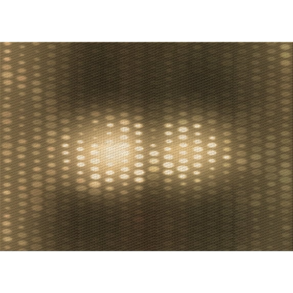 Ahgly Company Indoor Rectangle Patterned Copper Brown Area Rugs, 2' x 4'